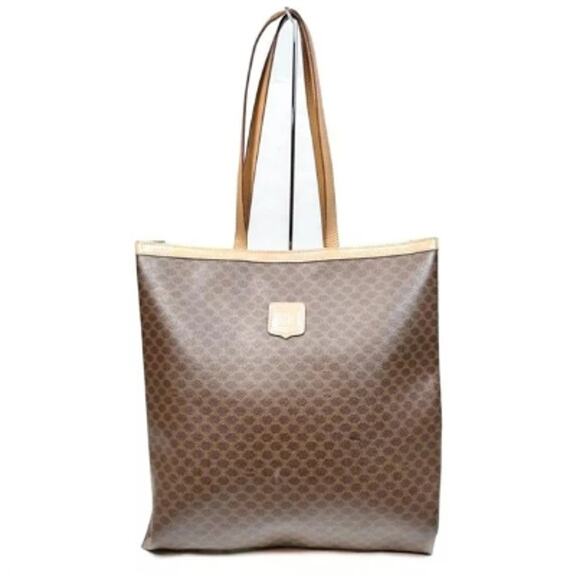 Celine Signature Macadam Leather Shoulder Tote Bag (CEXX170) - Picture 1 of 9